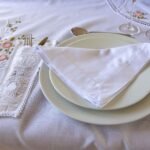 White Cotton Napkins Hand Embroidered