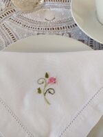 White Cotton Napkins Table Linen Dinner Wedding - Image 5