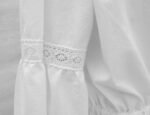 Bespoke Ladies White Cotton Nightdress Hand Embroidered - Image 6