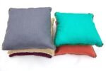 Linen Cushion Covers with Frills for Couch