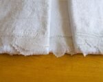White Hand Towels Embellished with a Wide Handmade Lace Trim - Image 4